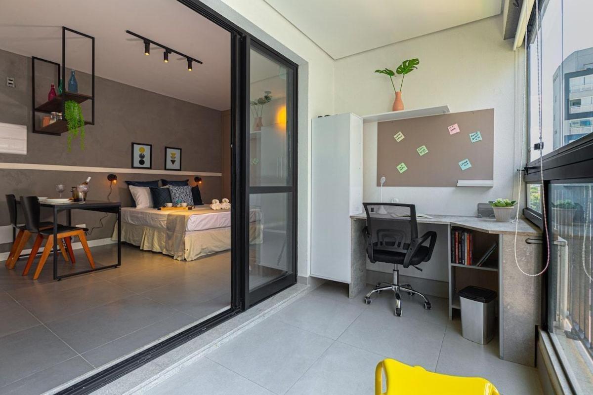 Апартаменти Easy Star- Charmoso Studio Ao Lado Do Aeroporto De Congonhas - Da01H Сан-Паулу Екстер'єр фото
